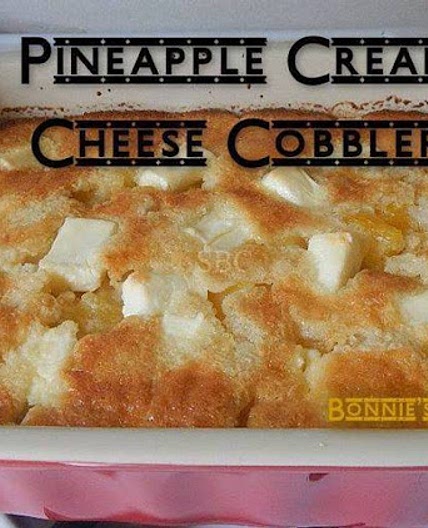 Pineapple Cream Cheese Cobbler (P)