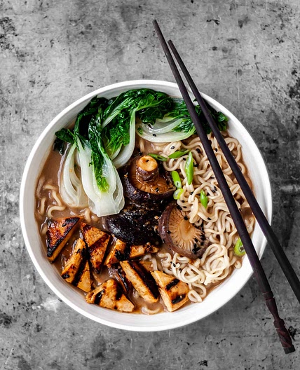 Vegan Mushroom Miso Ramen