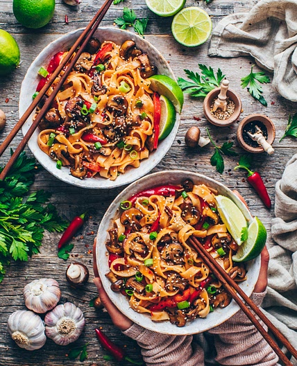 Asia-Nudeln (Schnelle Nudelpfanne)