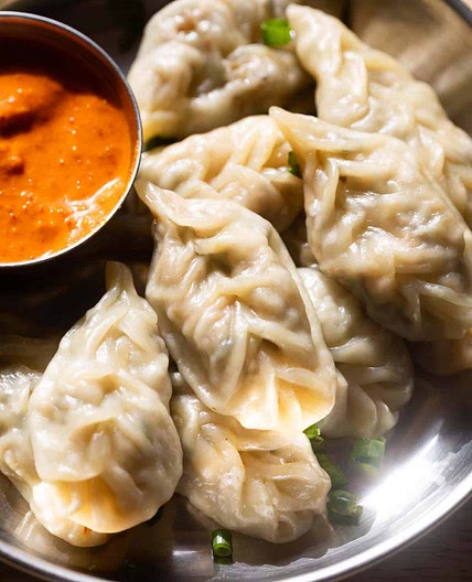 Momos Recipe - Veg and Chicken