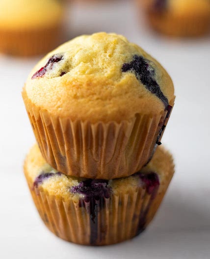 Easy Lemon Blueberry Muffins