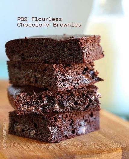 PB2 Flourless Chocolate Brownies