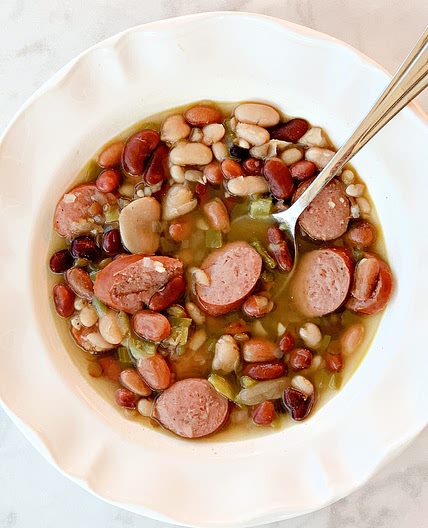 Instant Pot 15 Bean Soup with Sausage