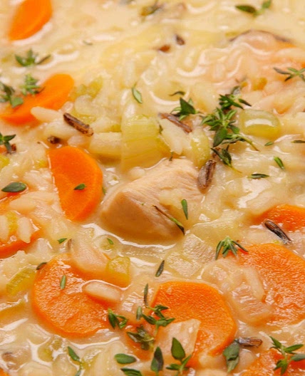 Creamy Chicken & Rice Soup