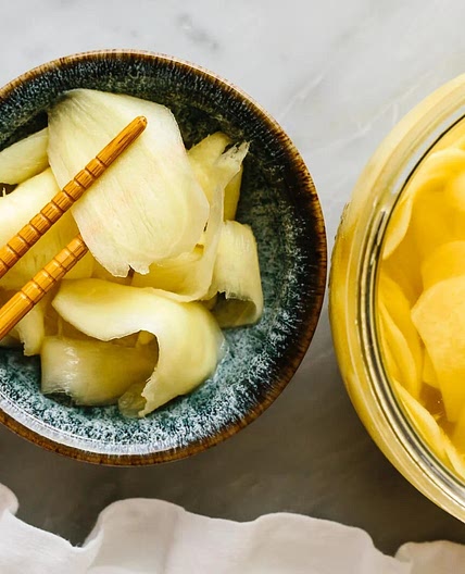 Quick Pickled Ginger