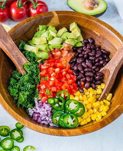 Fiesta Honey + Lime Kale Salad Recipe