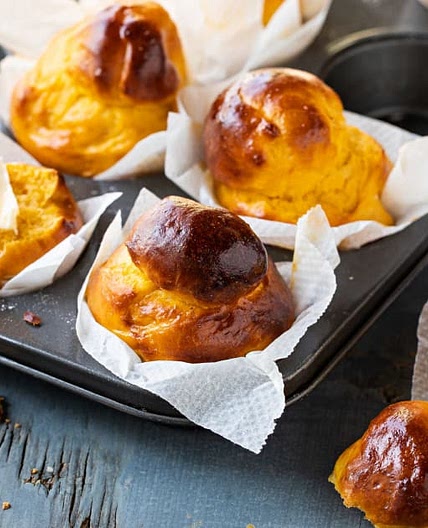 Süsskartoffel-Brioches