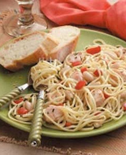Tuscan Salmon Pasta