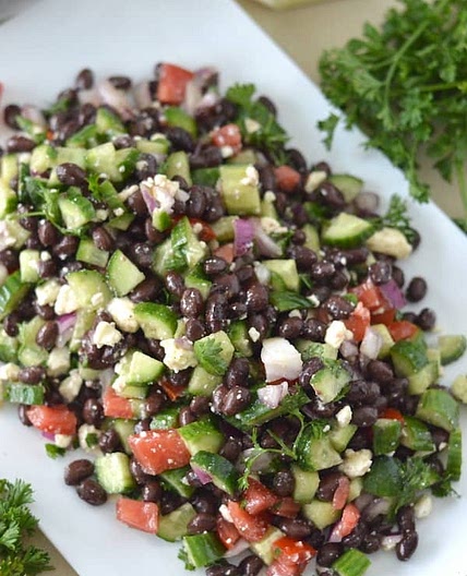 Cucumber Black Bean Salad