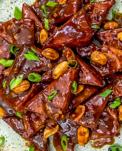 Oil-Free Kung Pao Tofu