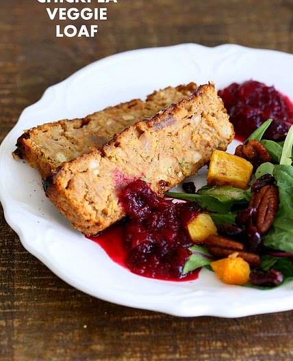 Chickpea Veggie Loaf - Vegan Meatloaf Recipe