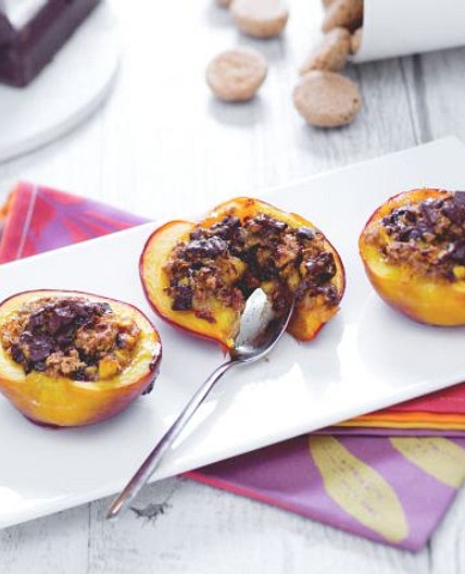 Pesche ripiene al forno