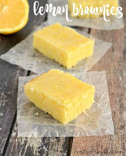 Lemon Brownies