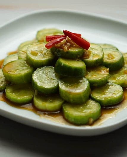 Din Tai Fung Cucumber Salad 鼎泰丰辣味黄瓜