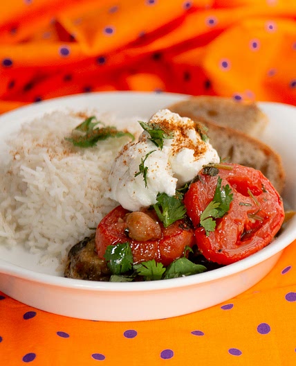 Eggplant, Tomato and Chickpea Bake: Musaqa’a