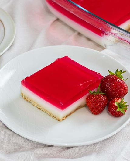 Custard and Jelly Dessert