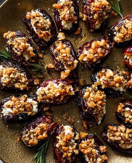 Roasted Stuffed Dates
