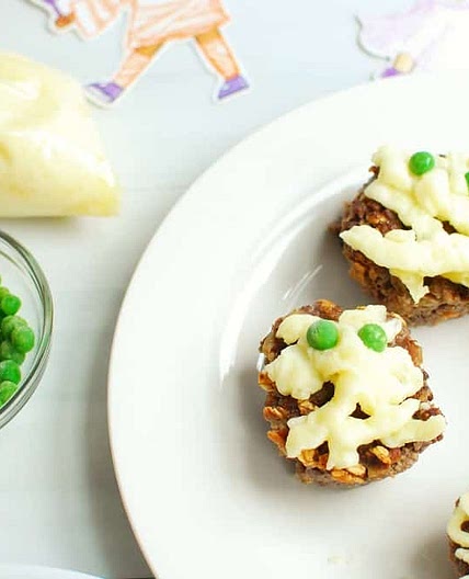 Mini Halloween Mummy Meatloaves