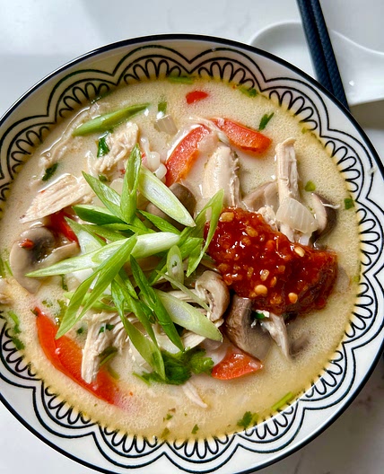Coconut Chicken Noodle Soup