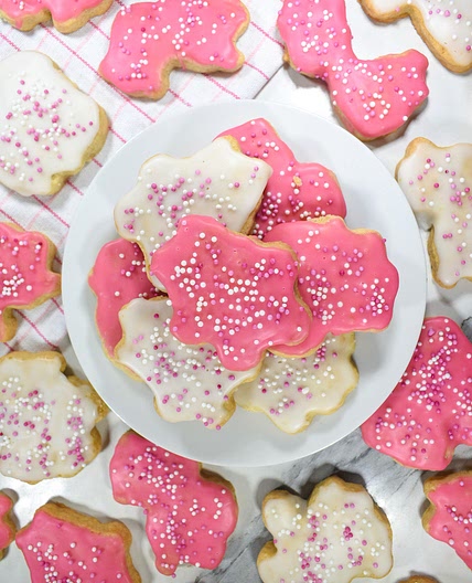 Animal Cookies with Frosting and Sprinkles