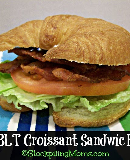 BLT Croissant Sandwich