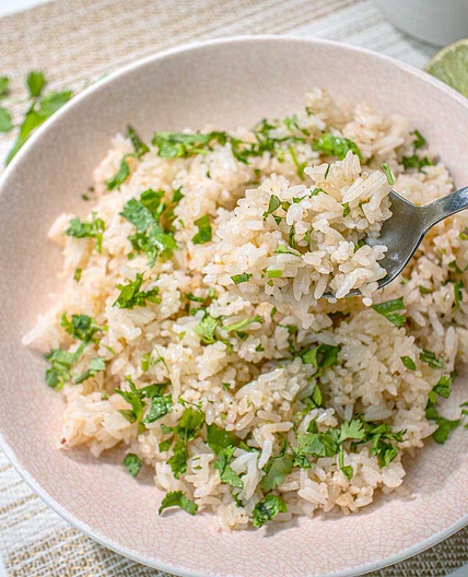 Cilantro Lime Rice (Rice Cooker)