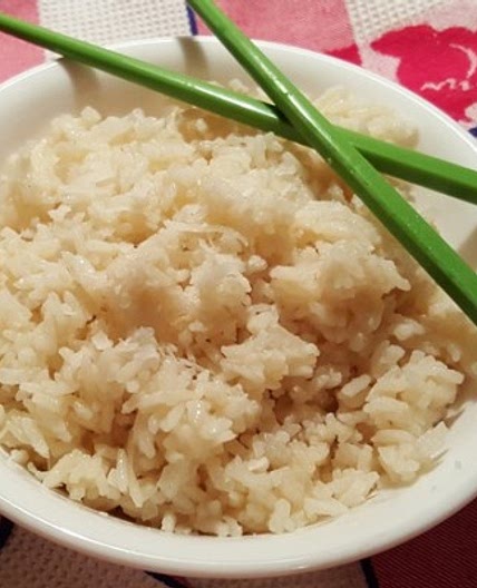 Pressure Cooker Thai Triple Coconut Rice