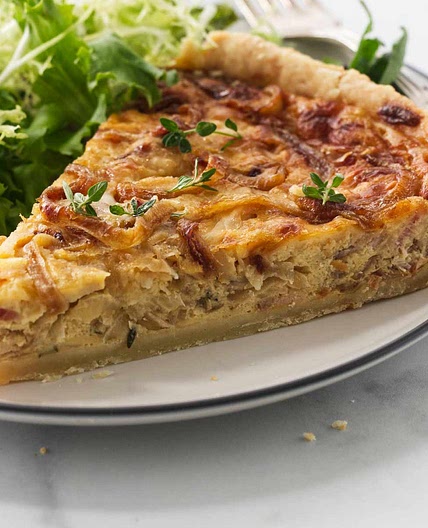 Alsace Onion Tart (Tarte à l’Oignon)
