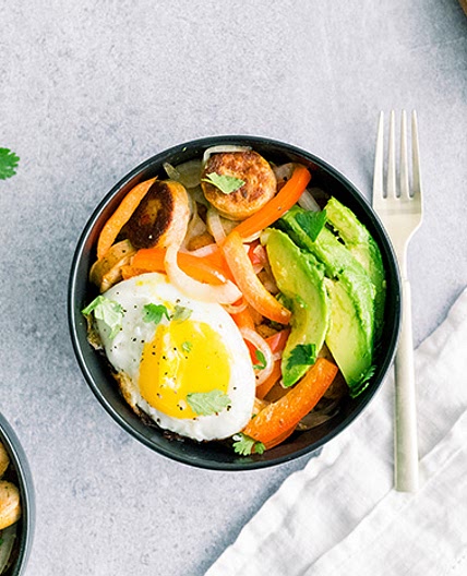 Breakfast Burrito Bowl (PCOS-Friendly)