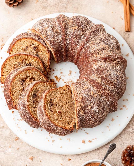 Brown Butter Apple Cider Bundt Cake