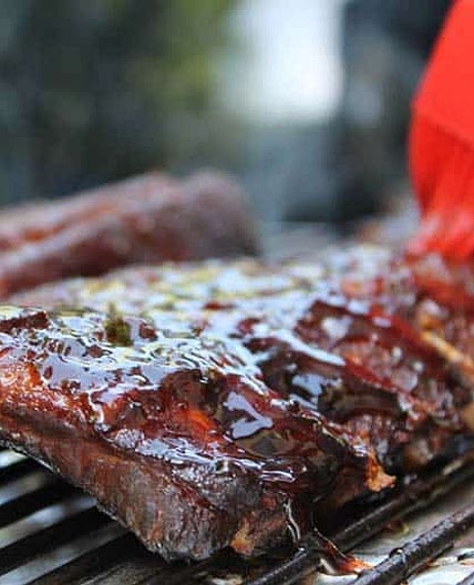 Gas Grilled Baby Back Ribs