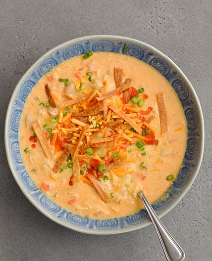 Slow Cooker Buffalo Chicken Chili