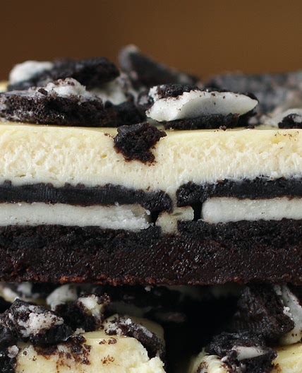 Cookies & Cream Brownie Cheesecake Bars Recipe by Tasty