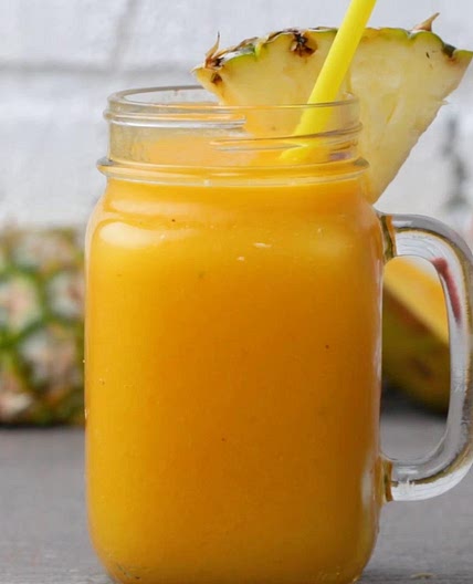 Mango-Pineapple Slushie Recipe by Tasty
