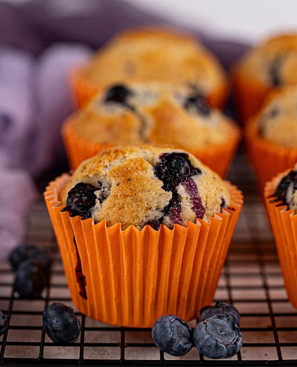 Vegan Blueberry Muffins