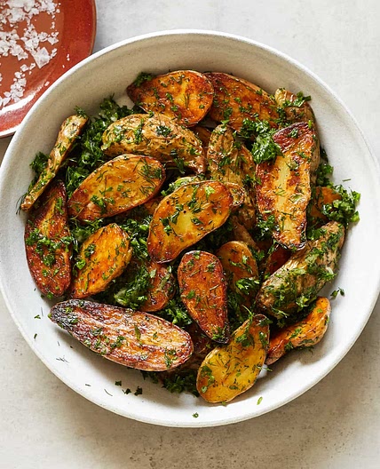 Perfectly Roasted Garlic and Herb Potatoes, Whole30