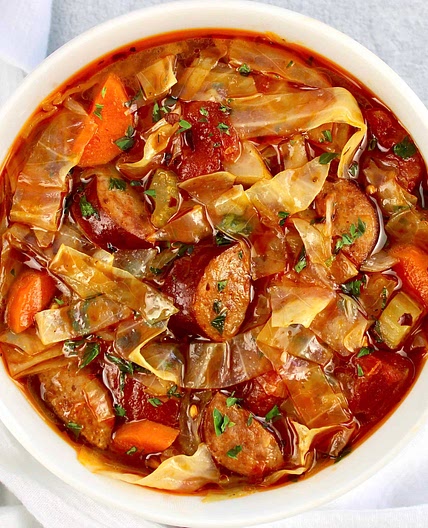 Cabbage Soup with Sausage