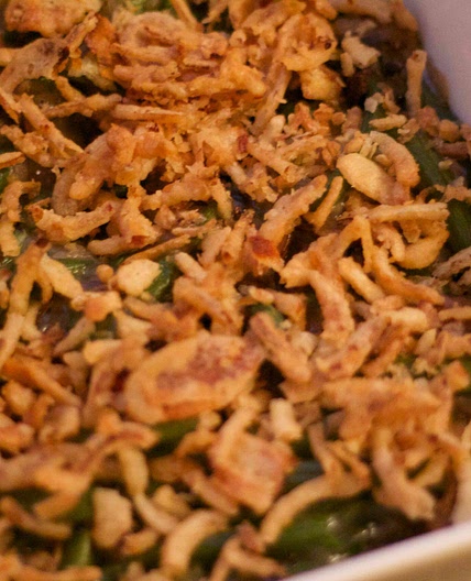 Reduced-Fat Green Bean & Mushroom Casserole