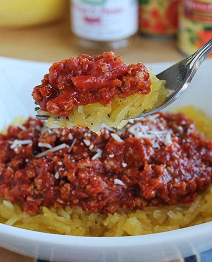 low-carb turkey spaghetti squash