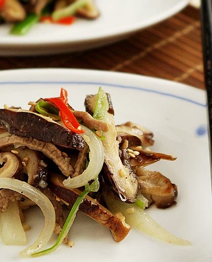 표고버섯 쇠고기 볶음 만드는 법