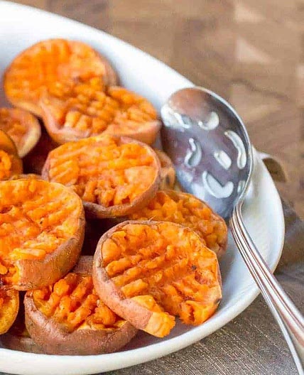 Smashed Sweet Potatoes