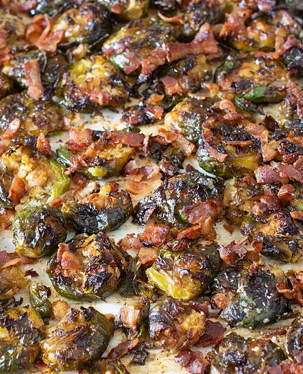 Roasted Brussels Sprouts with Bacon Recipe