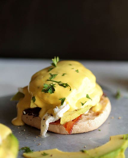 Avocado Eggs Benedict