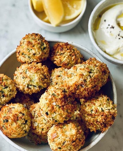 Air fryer zucchini and parmesan balls recipe