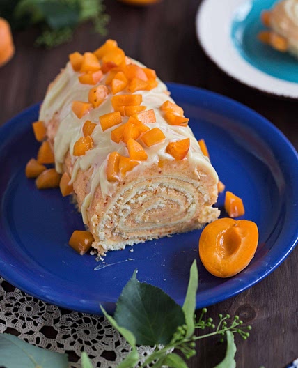 Apricot Cake Roll