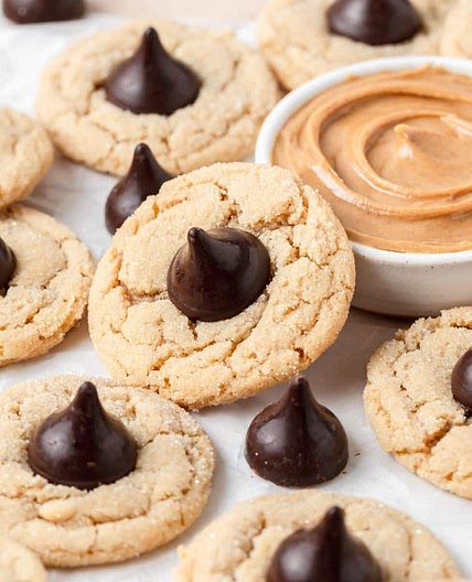 Peanut Butter Blossom Cookies