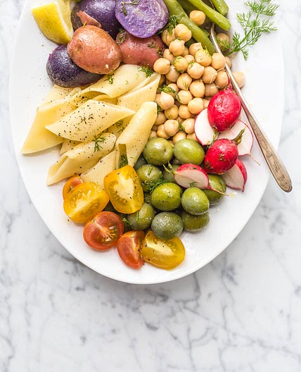 Summer Pasta Salad with Dill Vinaigrette