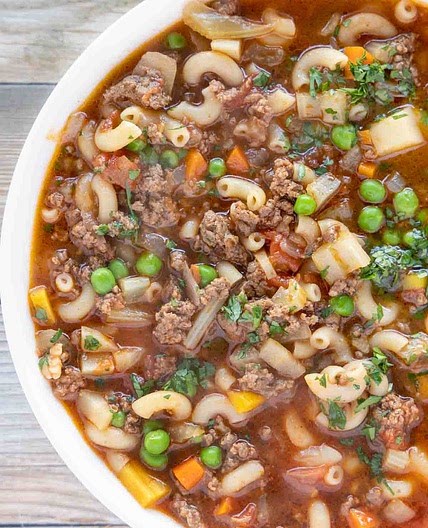 Easy Hamburger Soup