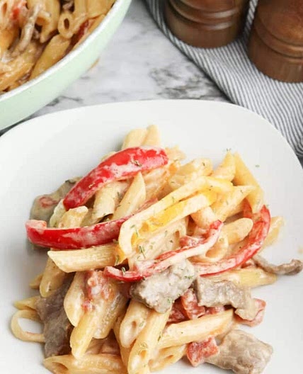 Steak Fajita Pasta