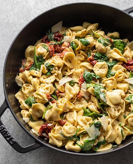 Creamy Tuscan Tortellini